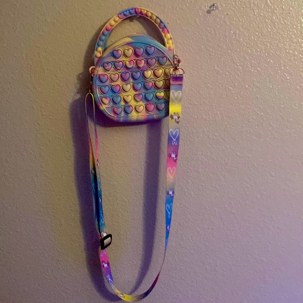 Heart Pop It Mini Handbag